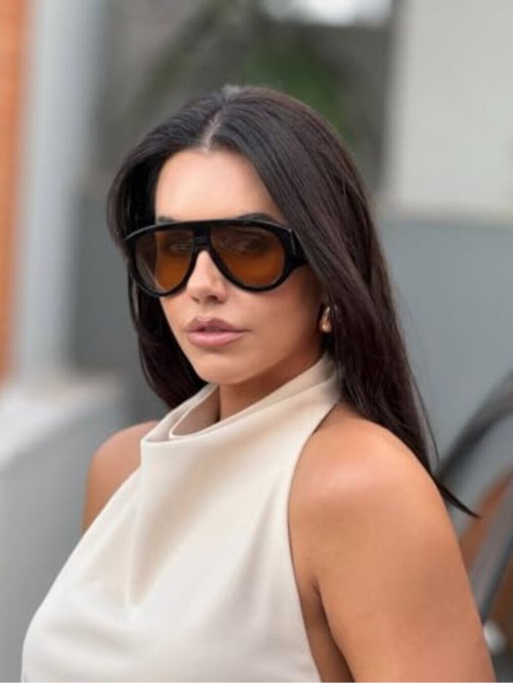 🆕 Retro Oversized Aviator Sunglasses for Women Men Classic 70s 80s Vintage